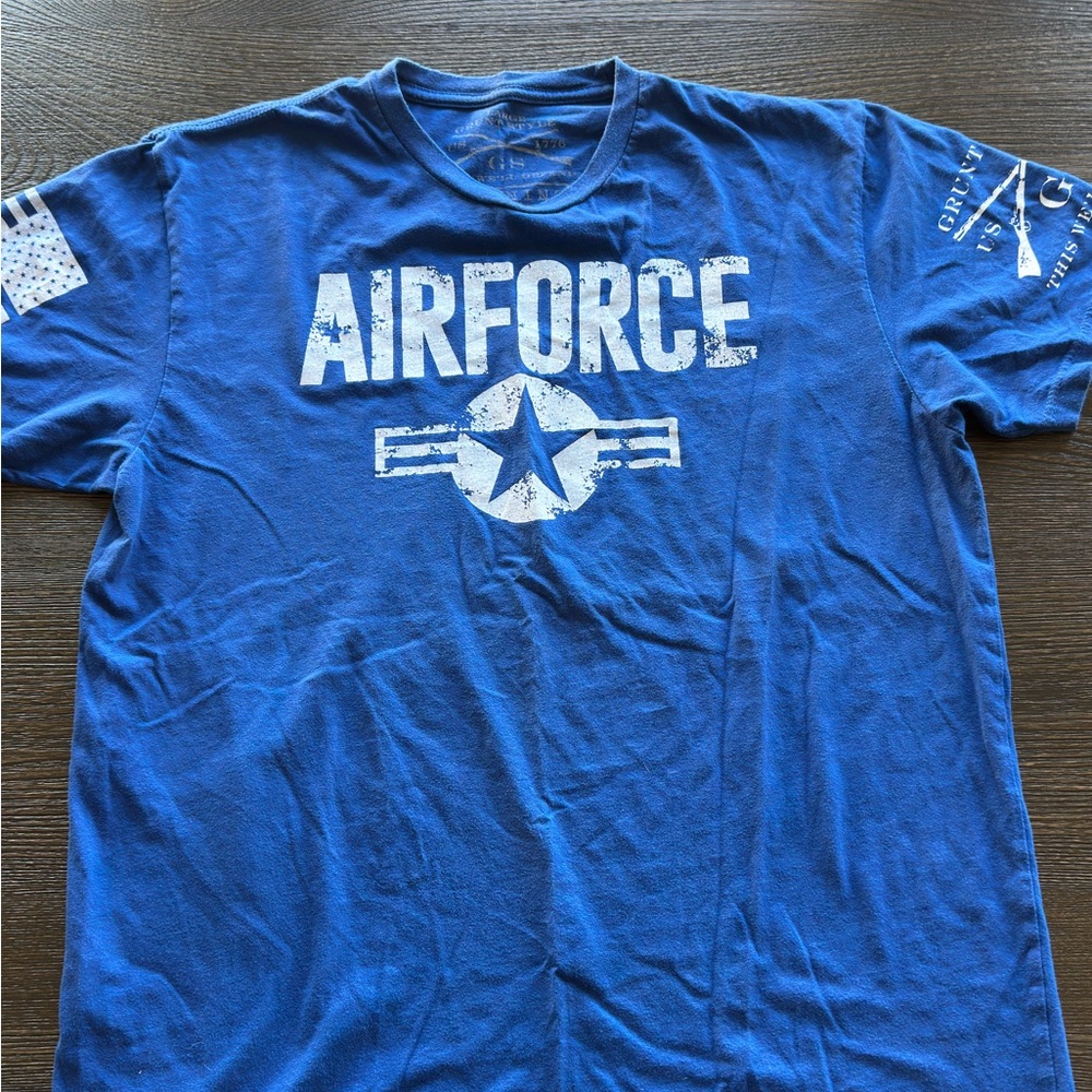 Grunt Style Blue Airforce Short Sleeve Tee